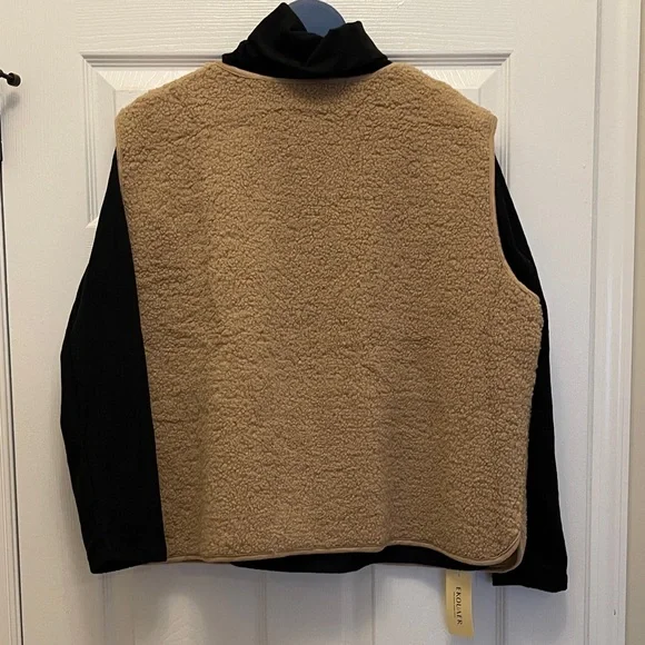 Cozy Tan Sleeveless Sweater Vest - Picture 4 of 4